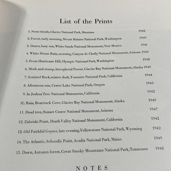 The Portfolios Of Ansel Adams Hard Back Coffee Table Art Print Book - Picture 14 of 14